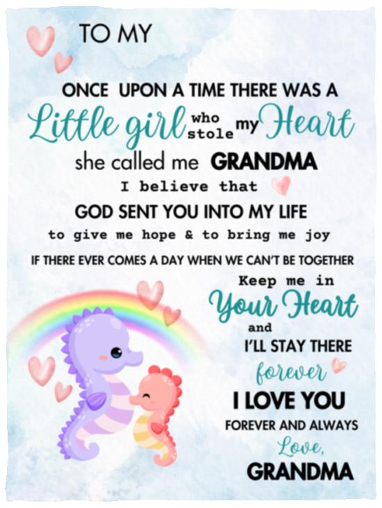 Granddaughter blanket - Marine Collection